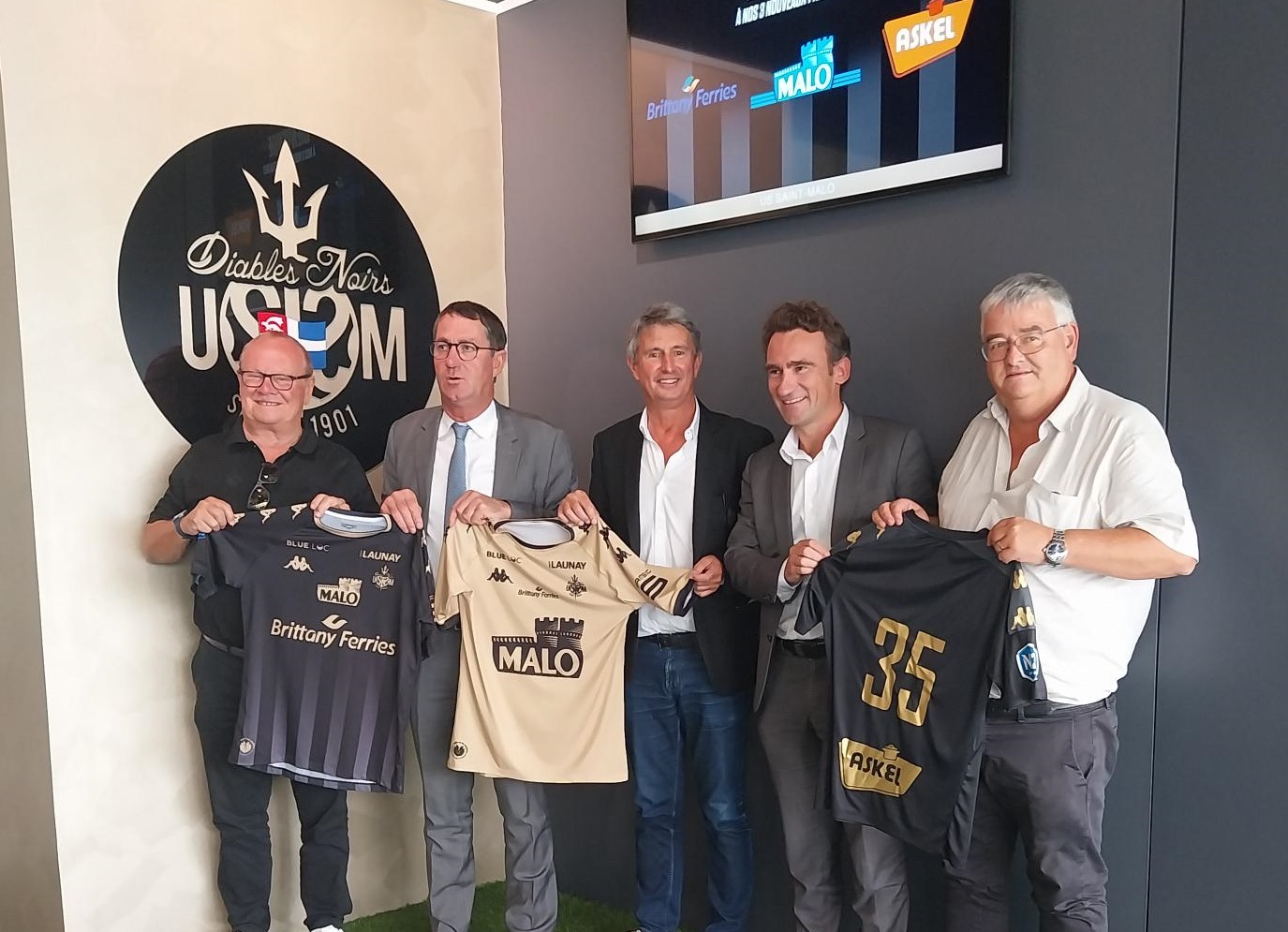 SILL Entreprises fait son retour sur le maillot du club de football de Saint-Malo l’USSM !