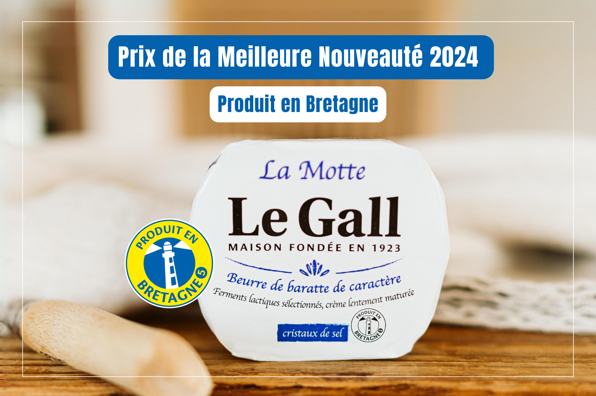La Motte aux Cristaux de Sel de Guérande LE GALL : meilleure nouveauté Produit en Bretagne 2024 !