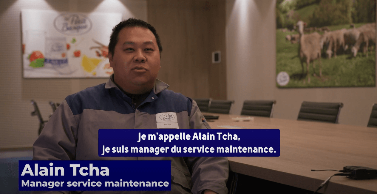 Alain, manager du service maintenance