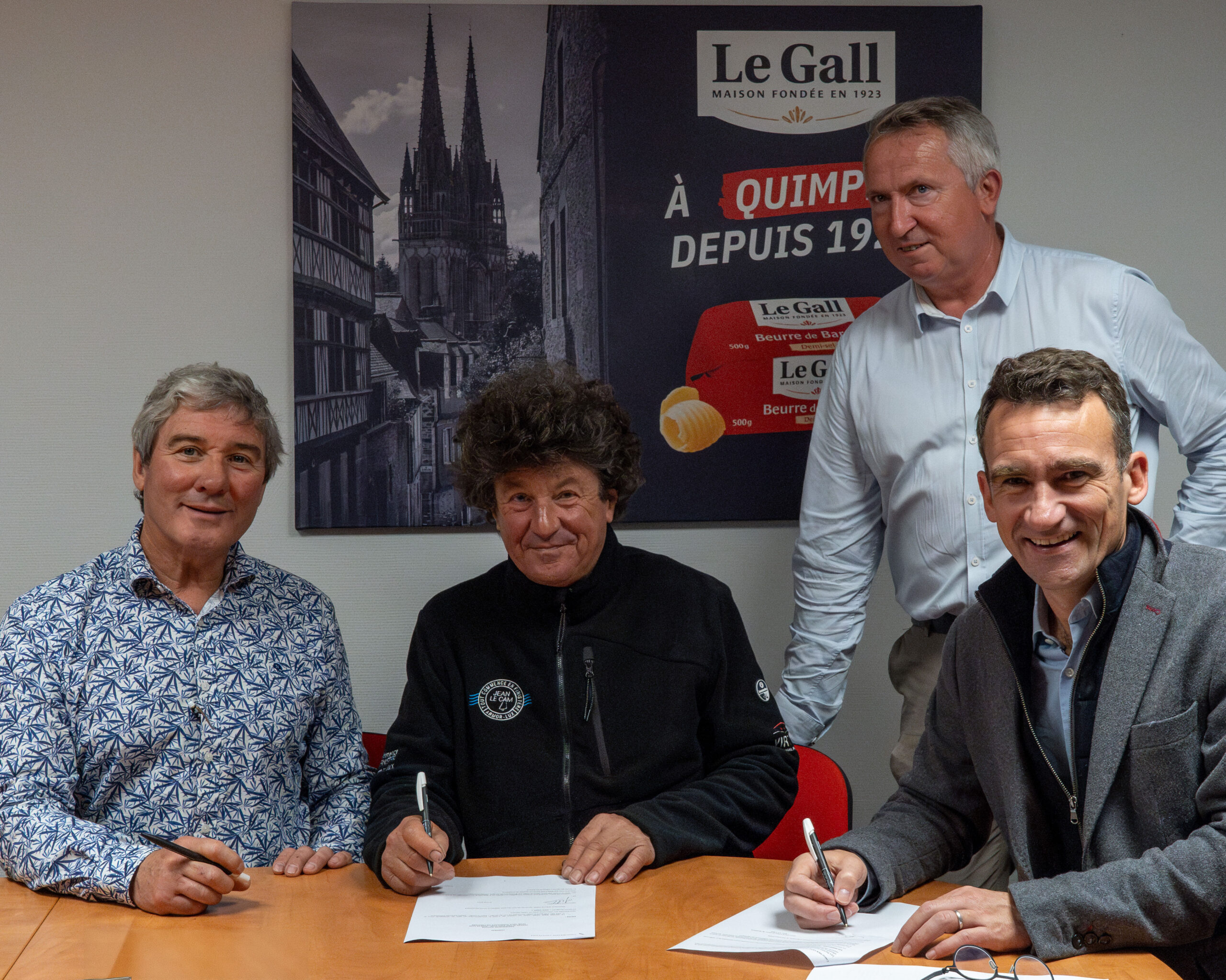 Sill Entreprises et sa filiale la Maison Le Gall officialisent leur partenariat avec Jean Le Cam !