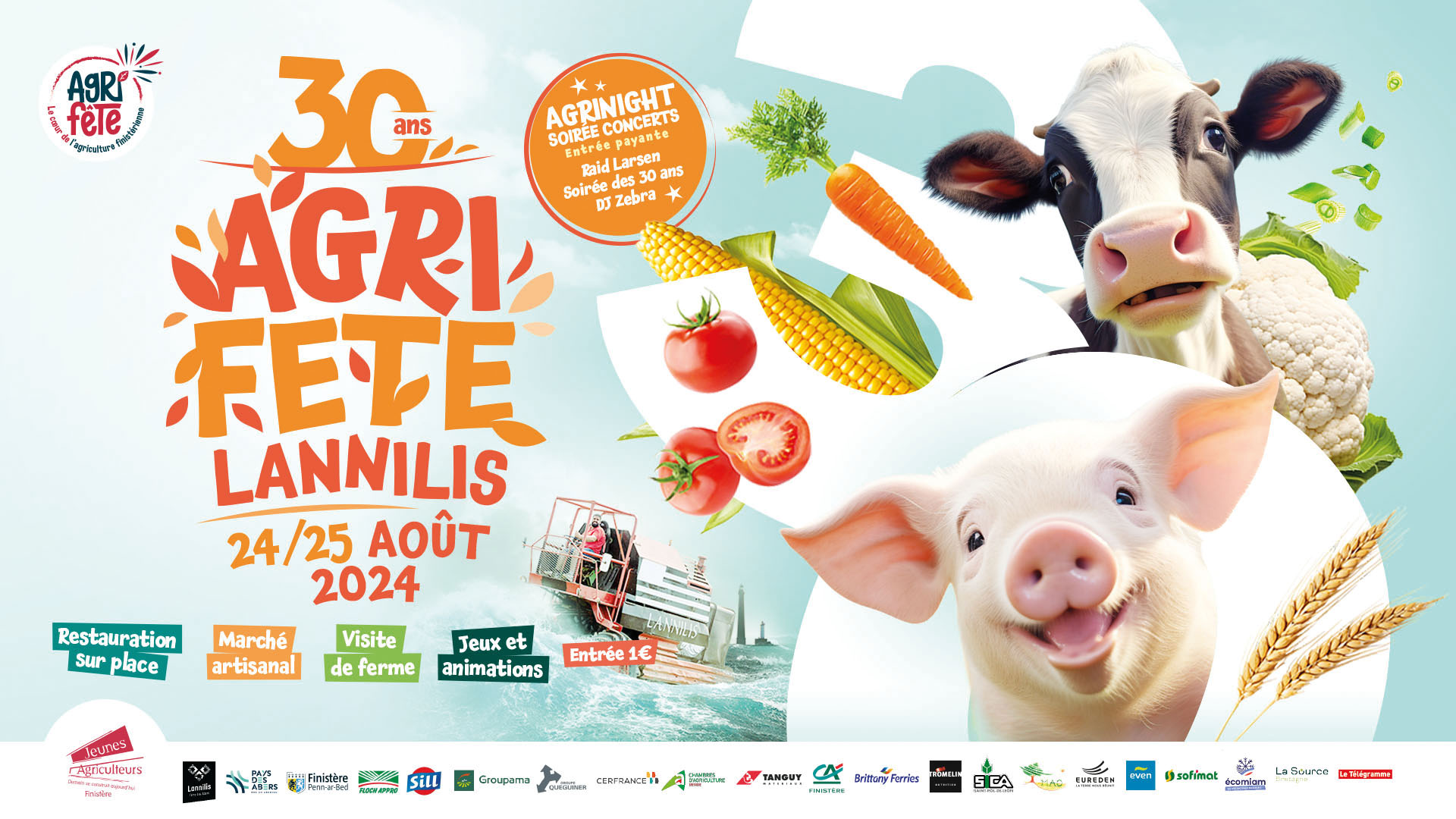 SILL Entreprises partenaire de l’agrifête à Lannilis samedi 24 et dimanche 25 août !